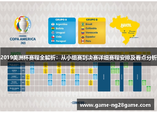 2019美洲杯赛程全解析：从小组赛到决赛详细赛程安排及看点分析