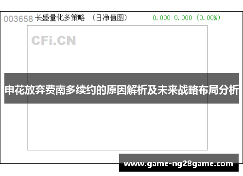 申花放弃费南多续约的原因解析及未来战略布局分析