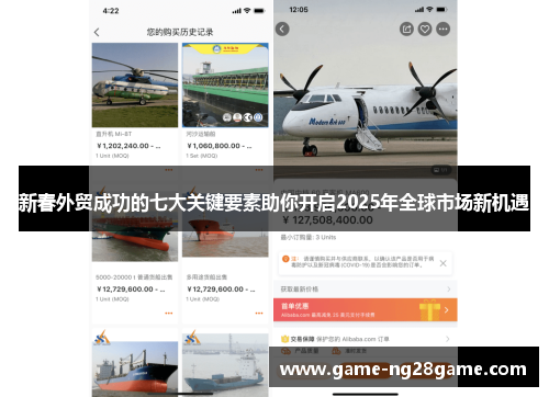 新春外贸成功的七大关键要素助你开启2025年全球市场新机遇